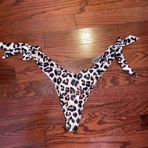Cheetah print bikini bottom